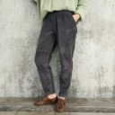 Pantalons pour femmes avec taille élastique ample 1