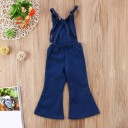 Pantalons pour filles avec salopette L1401 5