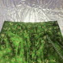 Pantalons verts à motifs pour femmes 4