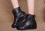 Pantofi de dama din piele cu flori J1720 5