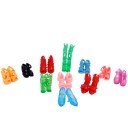 Pantofi și încălțăminte pentru păpușa de 30 cm Set de 12 perechi de pantofi din plastic Selecție aleatorie de stiluri și culori Accesoriu pentru jocul 5