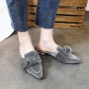 Pantofole da donna con fiocco 3