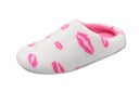 Pantofole da donna con stampa di labbra 1