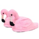 Pantofole in peluche da donna - Fenicottero 8