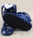 Pantofole natalizie da donna con fiocchi di neve 4