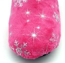 Pantofole natalizie da donna con fiocchi di neve 6