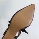 Pantoufles à carreaux pour femmes 5