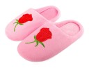 Pantoufles de maison pour femmes avec rose 6