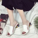 Pantoufles élégantes pour femmes à talons 4