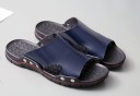 Pantoufles en cuir pour hommes A2265 3