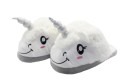 Pantoufles en peluche - Licorne 40