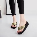 Pantoufles pour femmes avec des paillettes 2