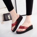 Pantoufles pour femmes avec des paillettes 4