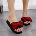 Pantoufles pour femmes avec nœud 3