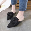 Pantoufles pour femmes avec nœud 10