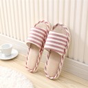 Pantoufles unisex rayées pour la maison 5