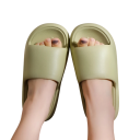 Pantoufles unisexes avec semelle extra épaisse Chaussures d'intérieur douces Design minimaliste Amortit les chocs S'adapte au pied Confort 8