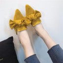 Pantufas femininas com laço 9