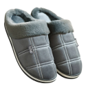Pantuflas de casa a cuadros para hombre con espuma viscoelástica, suaves y antideslizantes, cómodas y cálidas, con un diseño elegante. 2