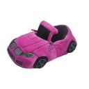 Pantuflas de felpa con forma de coche, suaves, para mujer y hombre, talla 36-43 (UE), longitud del pie 27 cm, originales, para invierno. 4