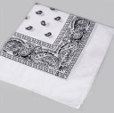 Pañuelo bandana para la cabeza y el cuello Patrón paisley clásico 100% algodón Tamaño cuadrado 55 x 55 cm Accesorio de moda universal 1