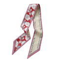 Pañuelo bohemio estrecho 6 x 90 cm Retro cinta para el cabello y el cuello Diadema femenina para bolso Moda informal de temporada 3