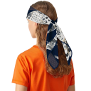 Pañuelo cuadrado de mosaico Caballo motivo artístico Tendencia de moda femenina Pañuelo multifuncional para la cabeza, el cuello y el cuerpo Accesorio elegante 5