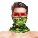 Pañuelo de cuello para hombre con estampado de camuflaje 17