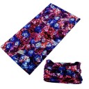Pañuelo de cuello para hombre con estampado de flores J3373 1