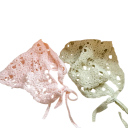 Pañuelo triangular tejido para la cabeza estilo francés vintage floral hecho a mano pañuelo retro para el cabello estilo de diseño elegante 5