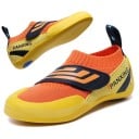 PANXING Unisex gyerek tornacipő, slip-on sportcipők, lábfej fölötti pánttal, gumi talppal és kötött felsőrésszel, játékra és sportolásra 3