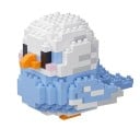 Papagal exotic albastru 7.6 x 10 x 5.5 cm Blocuri de construcție micro mini model 3D de asamblare pentru iubitorii de păsări Jucărie de construcție 1