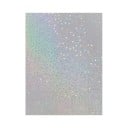 Papéis autocolantes holográficos efeito estelar 10,5x7,4 cm papel sintético laminado a frio prateado para decorações 1