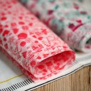 Papel de embrulho alimentar encerado com padrão para lanches e doces Base para pratos fritos Dimensões 21,5 x 25 cm Embalagem 50 unid 24
