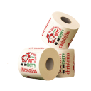Papel higiénico navideño 10 x 10 cm 2 capas Rollo decorativo con motivos navideños Servilletas de papel Utensilios de cocina para el hogar Decoración 4
