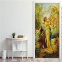 Papel pintado autoadhesivo para puertas C507 10