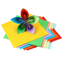 Papier origami 100 arkuszy ok. 15 × 15 cm kolorowy mix papieru do składania scrapbooking DIY tworzenia do biura 5