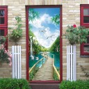 Papier peint autocollant pour porte C550 11