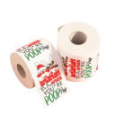 Papier toilette de Noël 10 x 10 cm 2 couches Rouleau avec motifs de Noël Serviettes en papier décoratives Décoration de cuisine domestique Fournitures de Noël 2