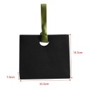 Papiergeschenktüte für Schmuck mit Griff 15,5 × 14,5 × 7,5 cm bunte Tüte für Ringe, Ohrringe oder kleine Geschenke 11