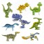 Papierowy dinozaur 10 sztuk 1