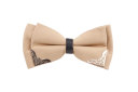 Papion dublu pentru bărbați cu margine metalică Accesoriu elegant de modă Design luxos Stil formal Material de calitate Pentru nunți, baluri, petreceri, smoking, costume 12