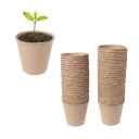 Papirblomsterpotter til frøplanter 50 stk. 2