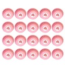 Papirforme til muffins 100 stk Non-stick papir slipper ikke fedt Højde 3,2 cm Diameter bund 5 cm og øverste kant 6,8 cm 6