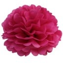 Papirlanterne blomst hængende dekoration 40 cm af silkepapir pom pom kugler til fødselsdage bryllupper og festdekoration til indendørs 10