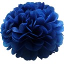 Papírový lampion květina závěsná dekorace 10 cm z hedvábného papíru pom pom koule na oslavy narozeniny svatby a party výzdoba do interiéru 13