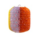 Papírový závěsný lampion 15 cm dekorativní lucerna s vyřezávanými květinami pro svatby narozeniny oslavy a interiérovou výzdobu 8