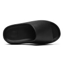Papuci antiderapanti negri cu talpa moale Papuci usori si confortabili pentru casa Design minimalist simplu Pantofi moderni pentru casa 3