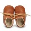 Papuci din piele pentru copii A488 5