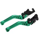 Pâr de păci CNC din aluminiu pentru frână și ambreiaj pentru motocicletă cu ghidon de 22 mm Varianta universală de culoare Păci din aluminiu rezistente pentru modificări 6